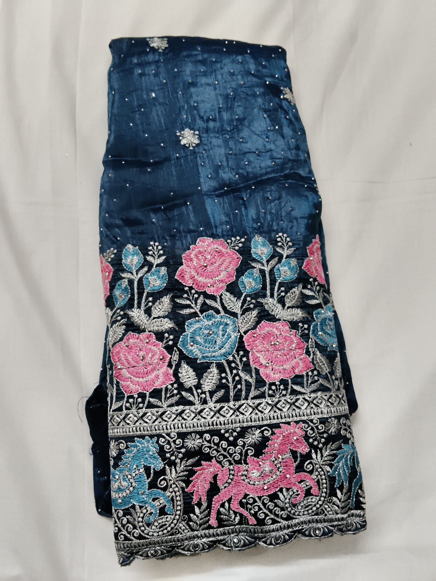 Fancy lehenga with work