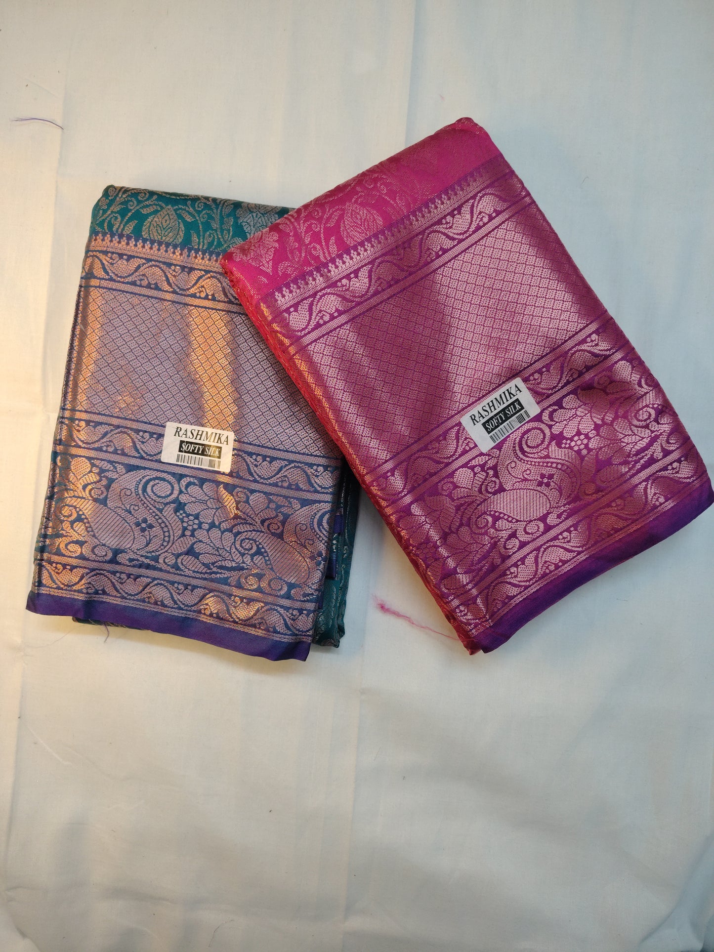 Pettubadi brocade saree combo