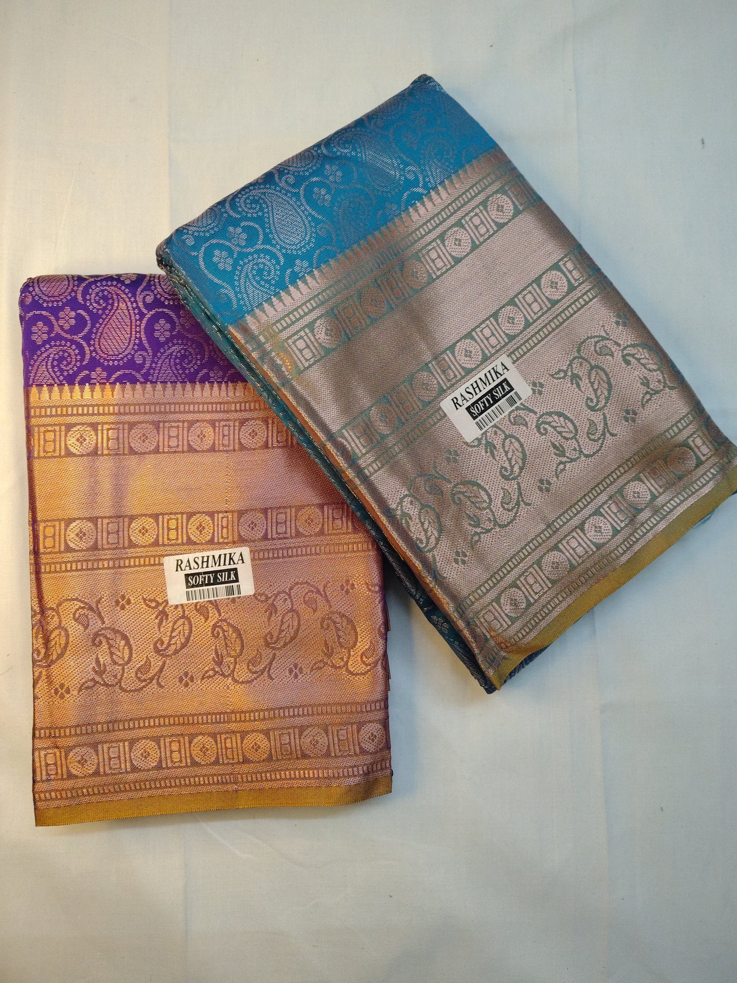 Pettubadi brocade saree combo