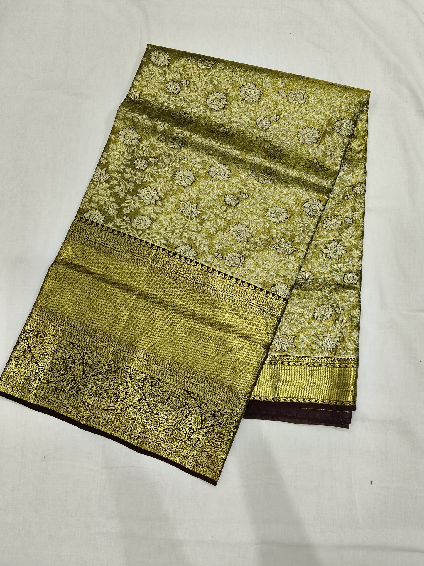 Meenakari designer pure silk mark certificated saree