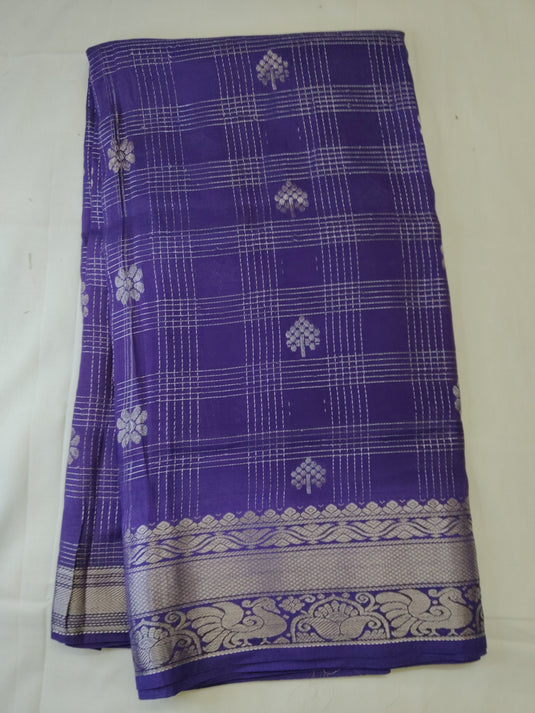 checks design sarees