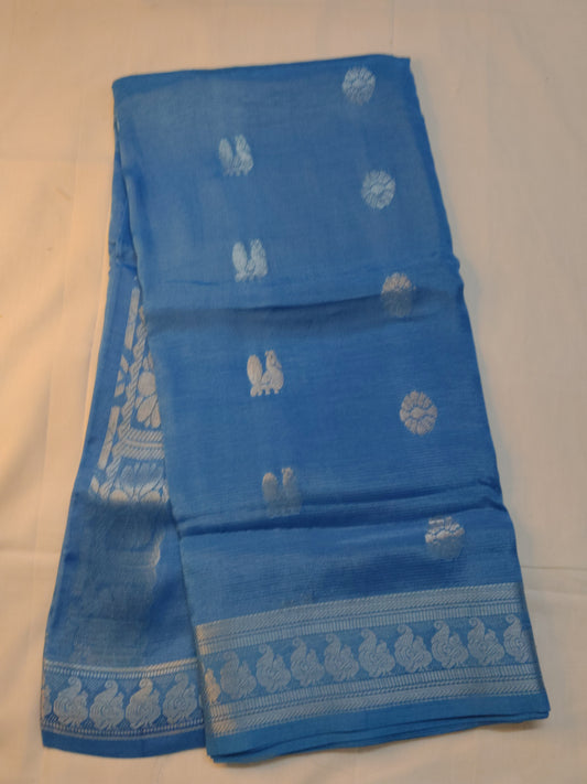 Mangalagiri pattu peacock design saree