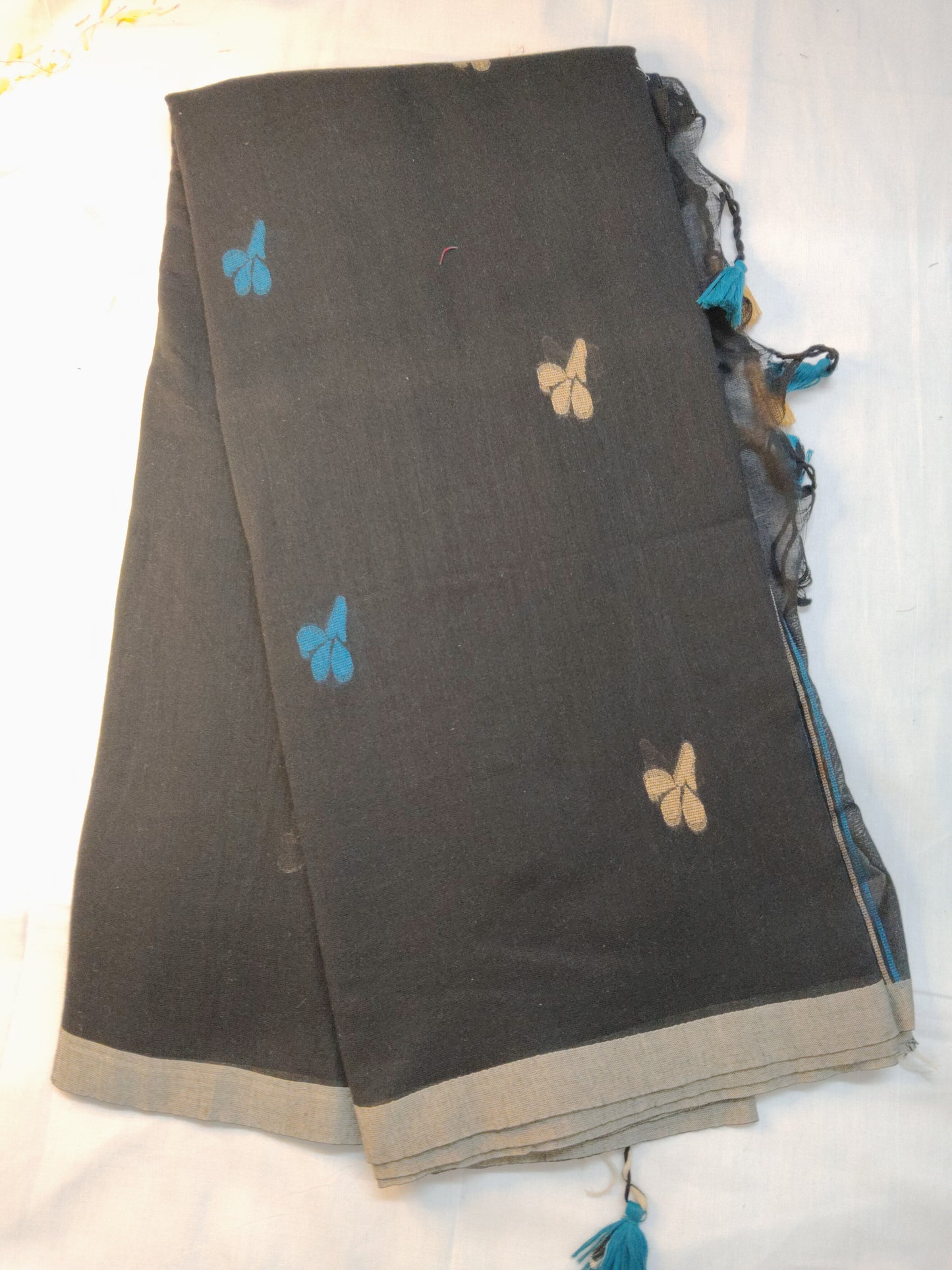 Linen sarees