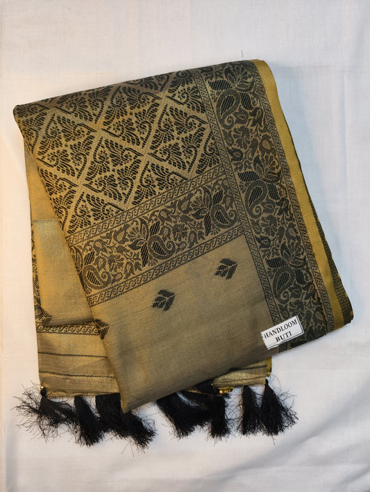 Jhamdhani tissue saree