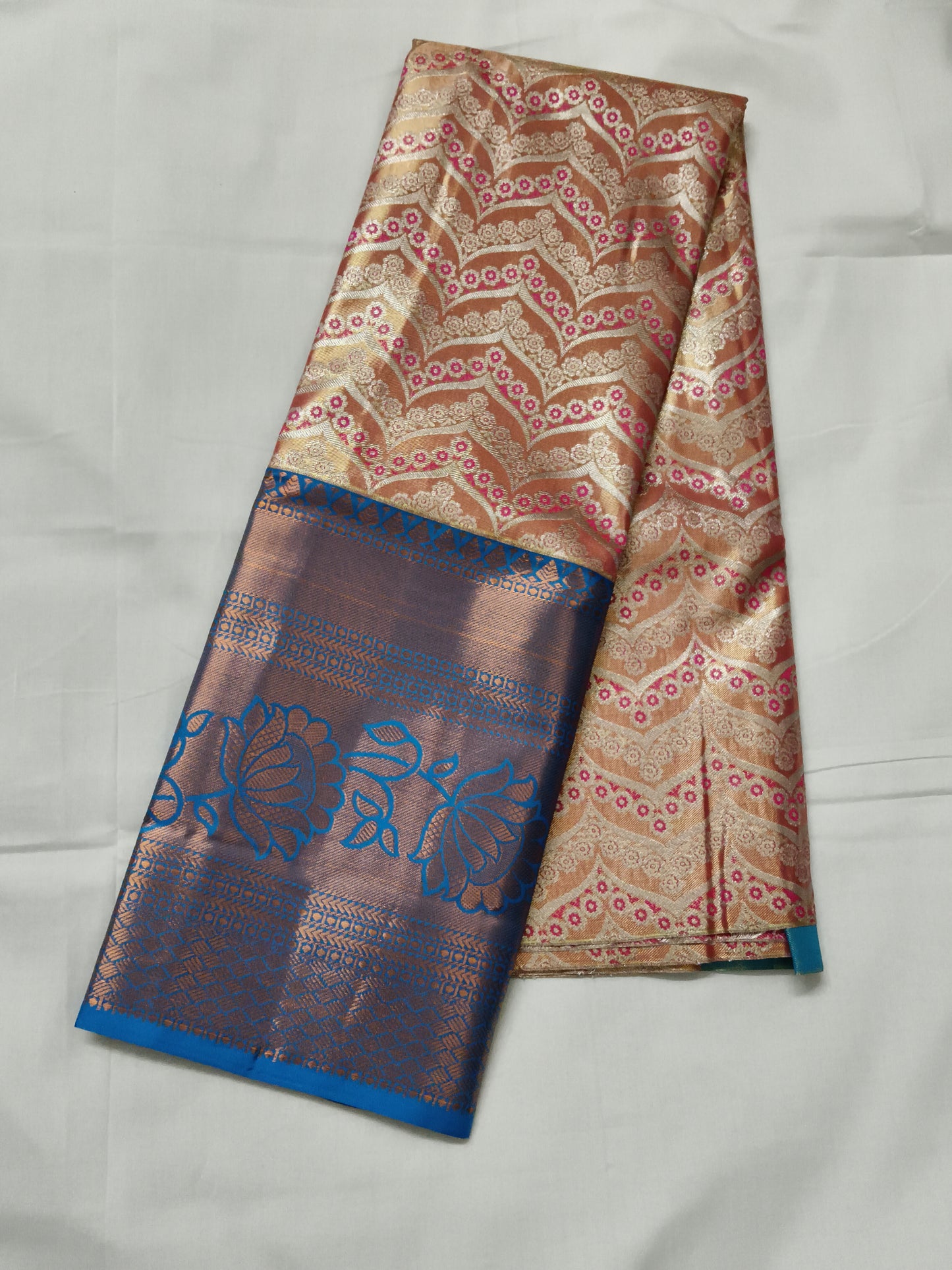 Pattu lehenga with blouse (free size)