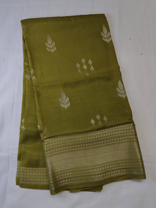 Mangalagiri pattu tree design saree