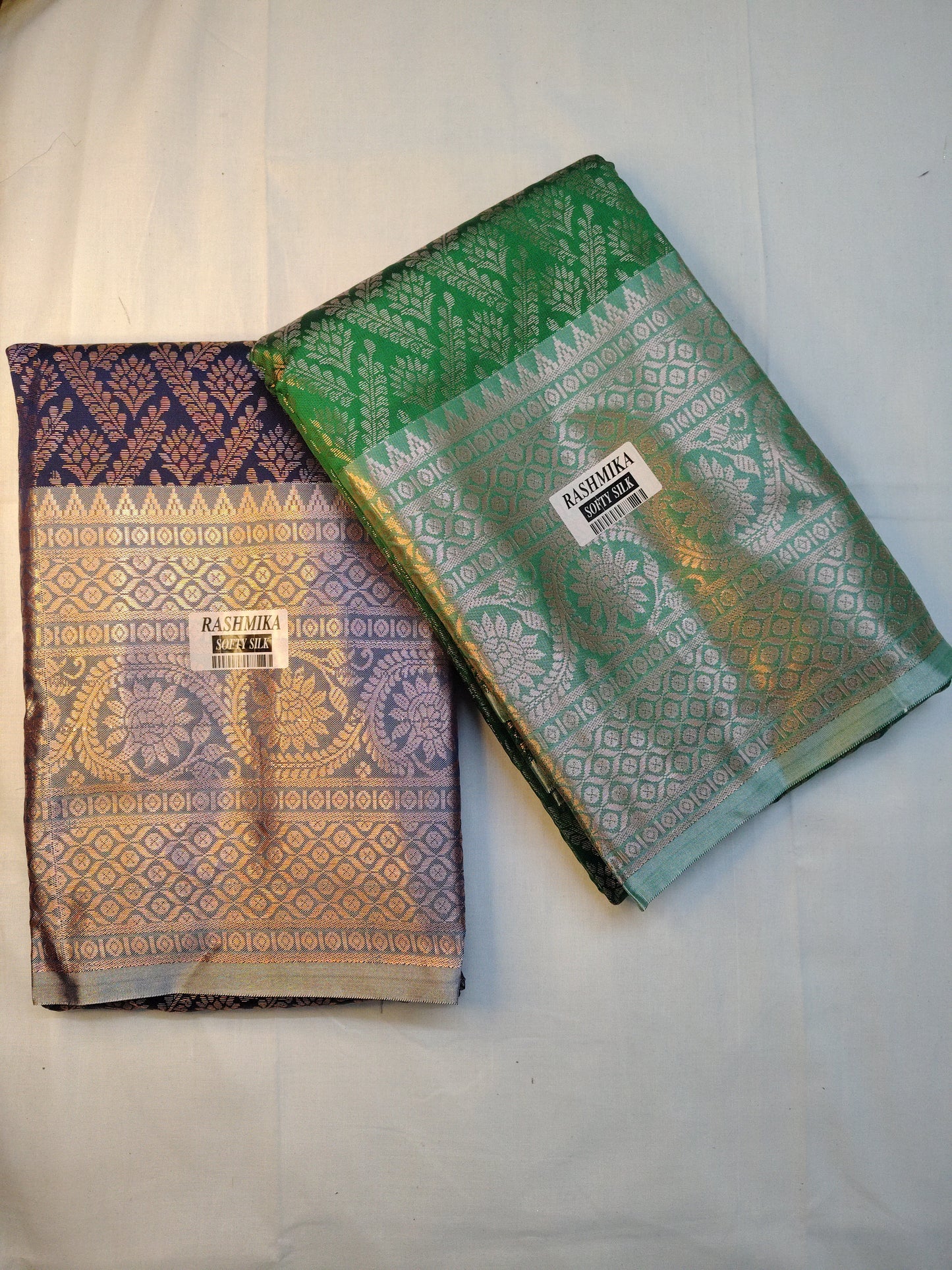 Pettubadi brocade saree combo