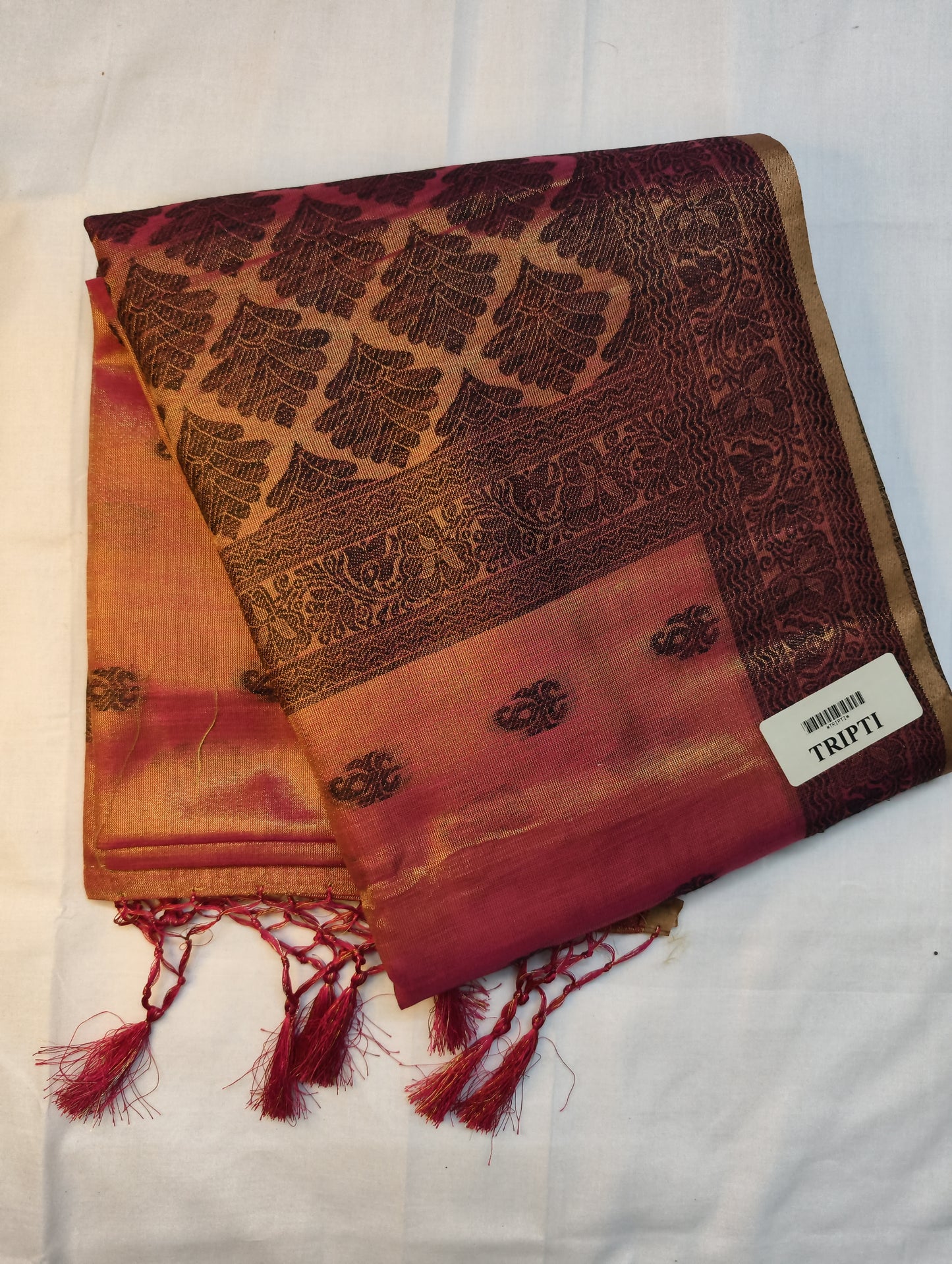 Jhamdhani tissue murga saree