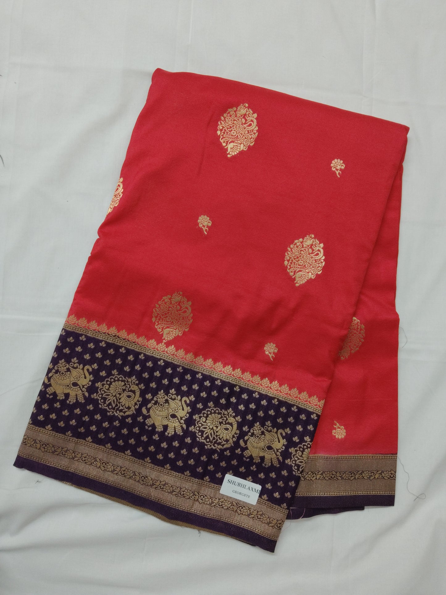 Udaan semi jorget silk saree