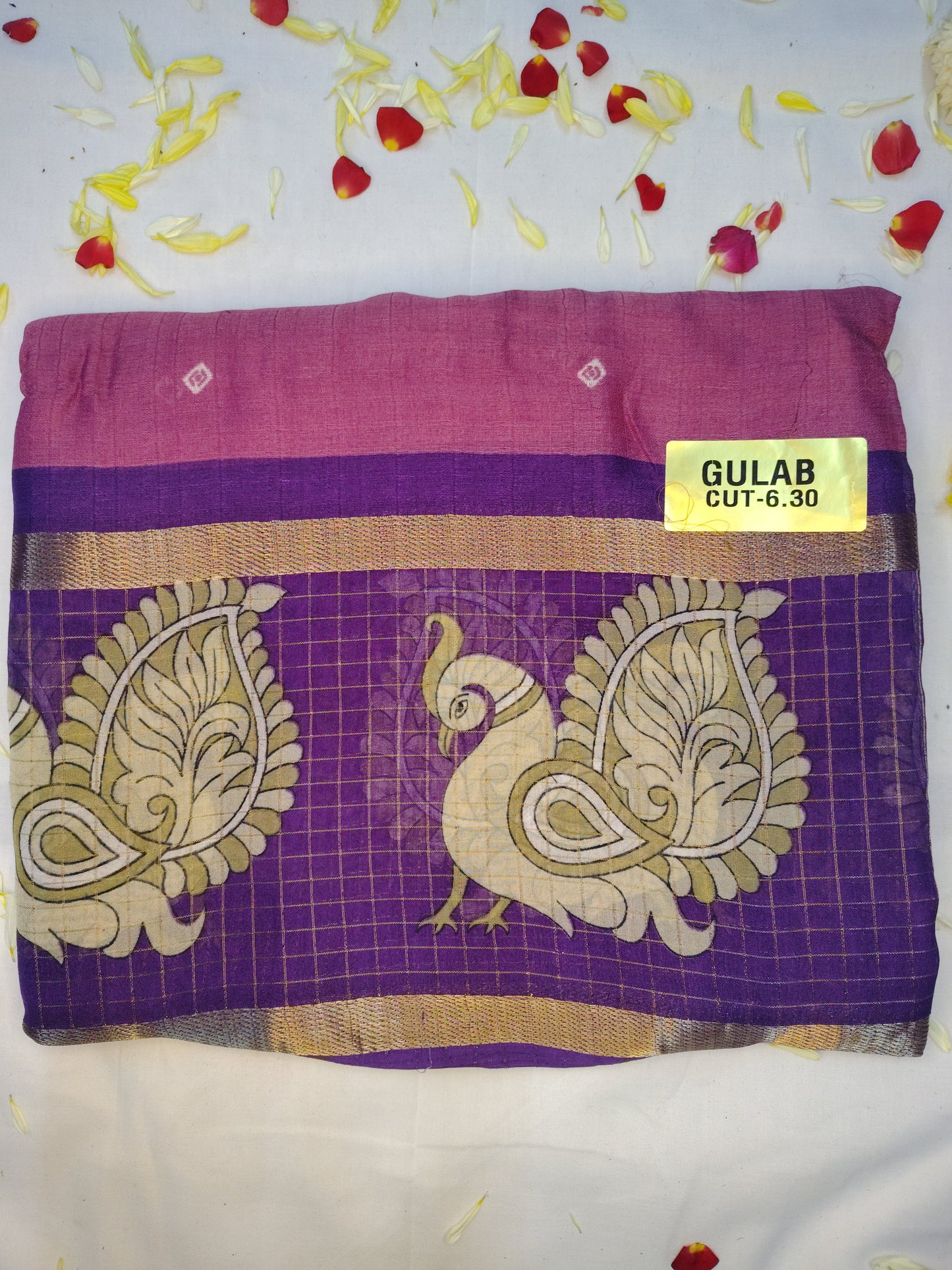 Daily wear gulab saree