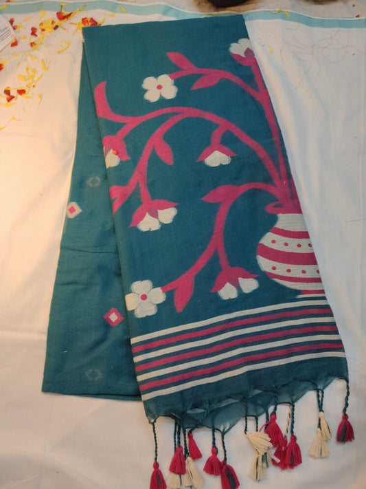 Linen sarees
