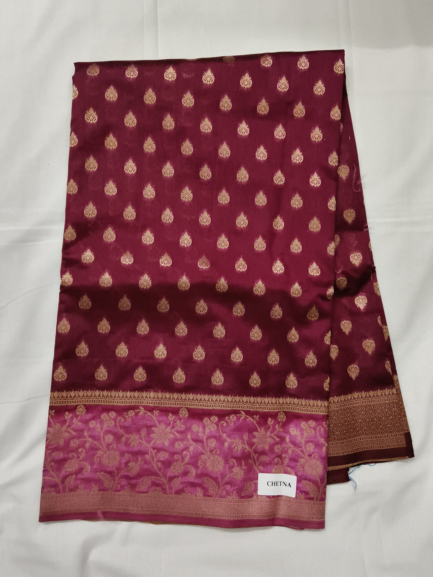 Udaan banaras semi chandari silk