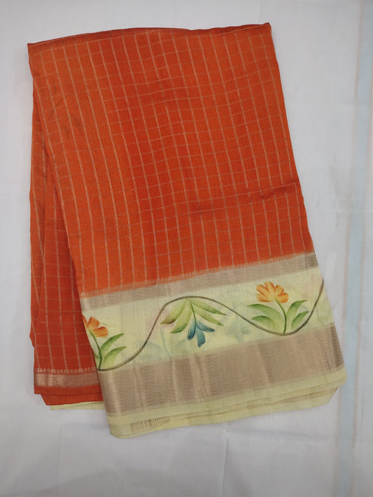 Hand bush paint sarees