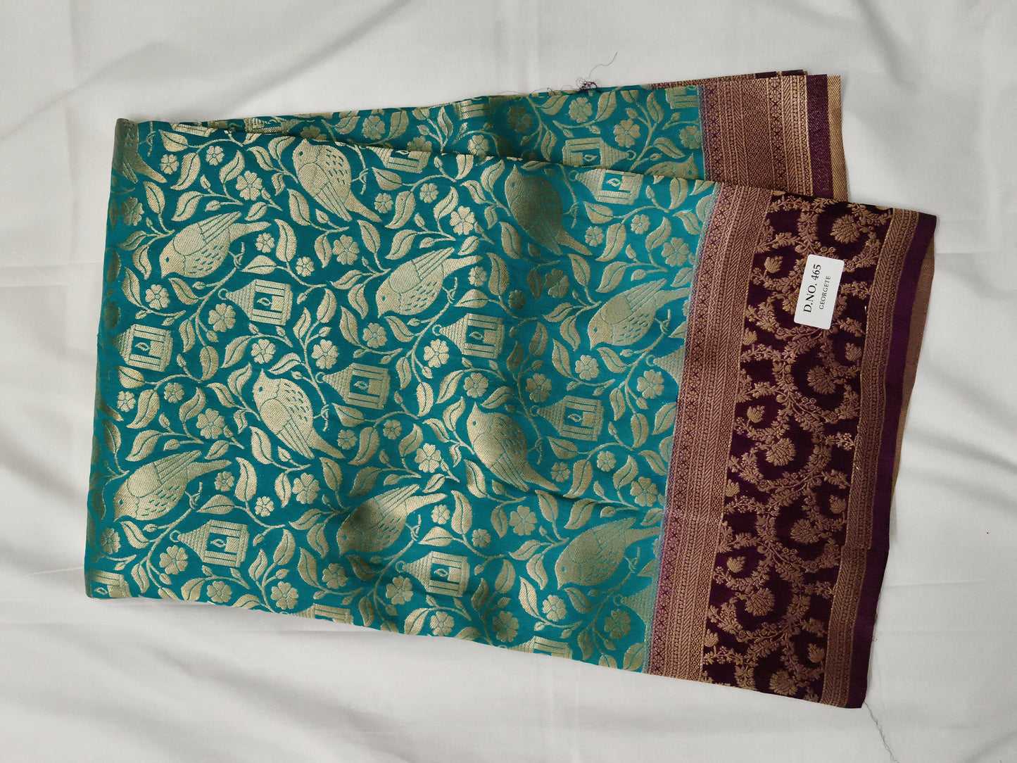 Kaddi jorget designer saree