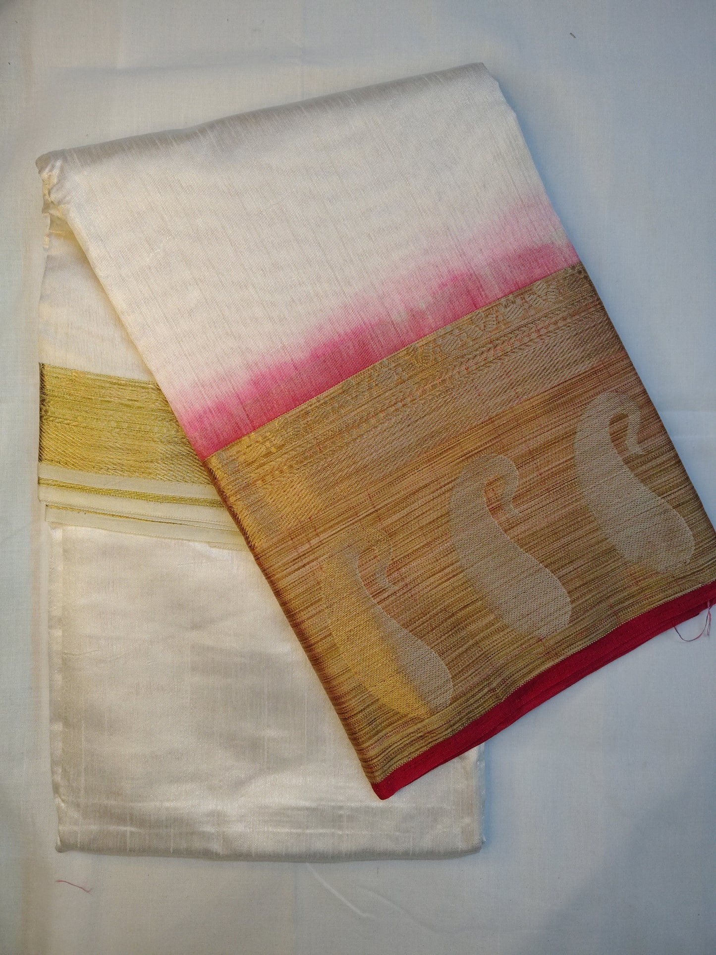 Tassar silk saree