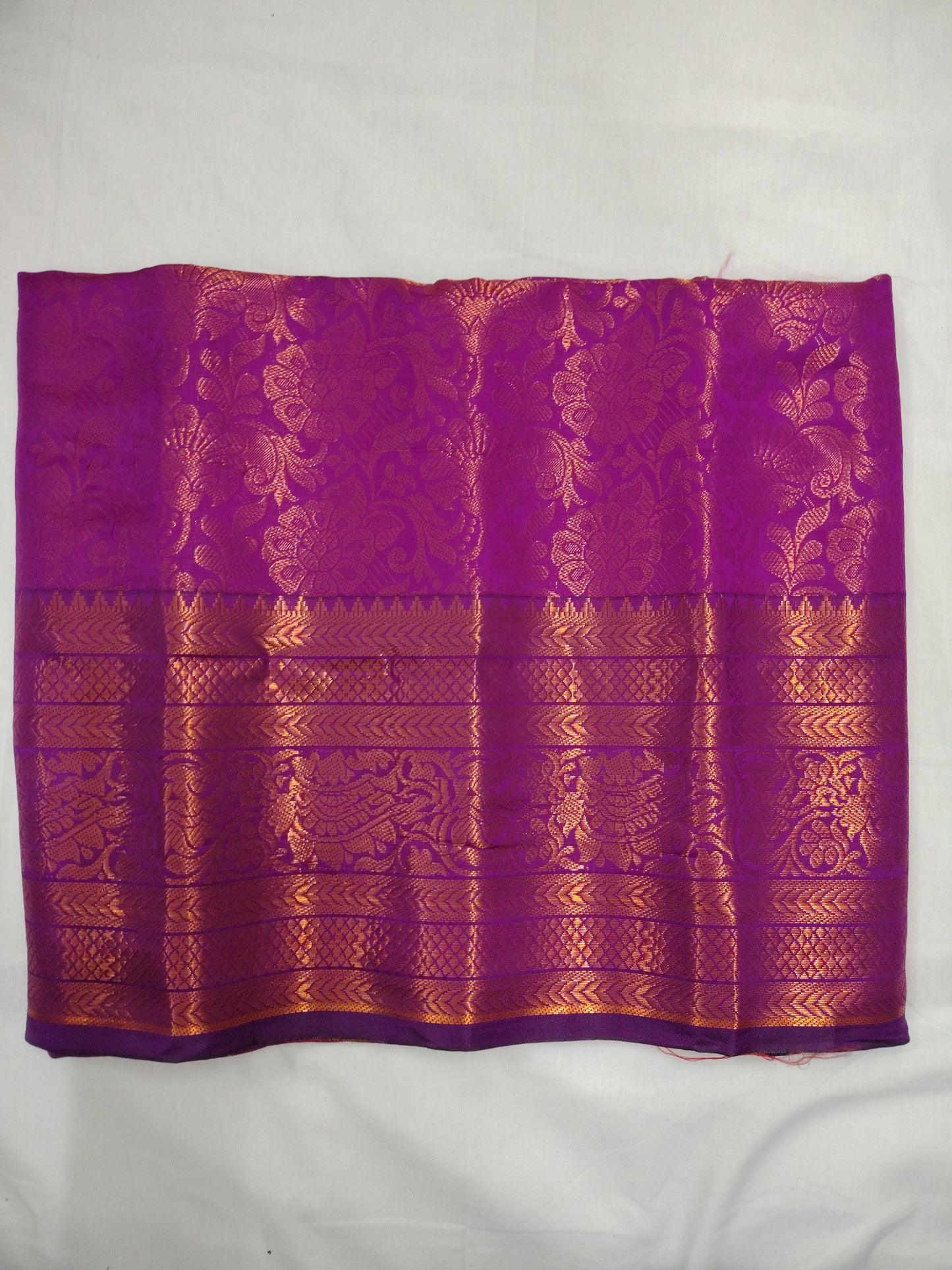 Fancy kanchi flower design saree