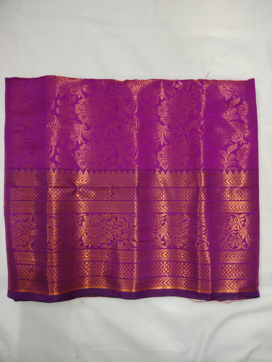 Fancy kanchi flower design saree