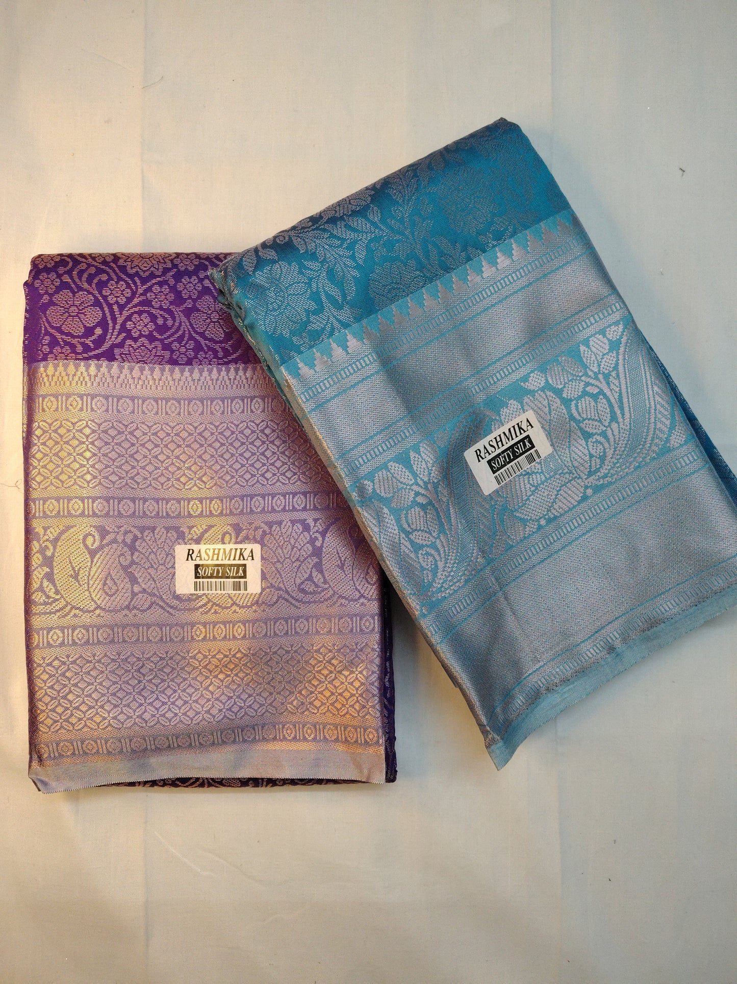 Pettubadi brocade saree combo