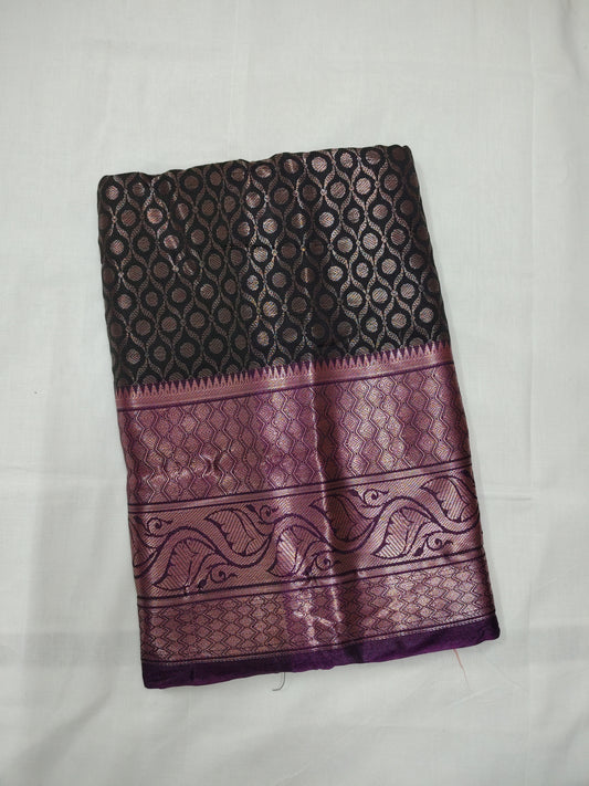 Fancy kanchi curve design saree