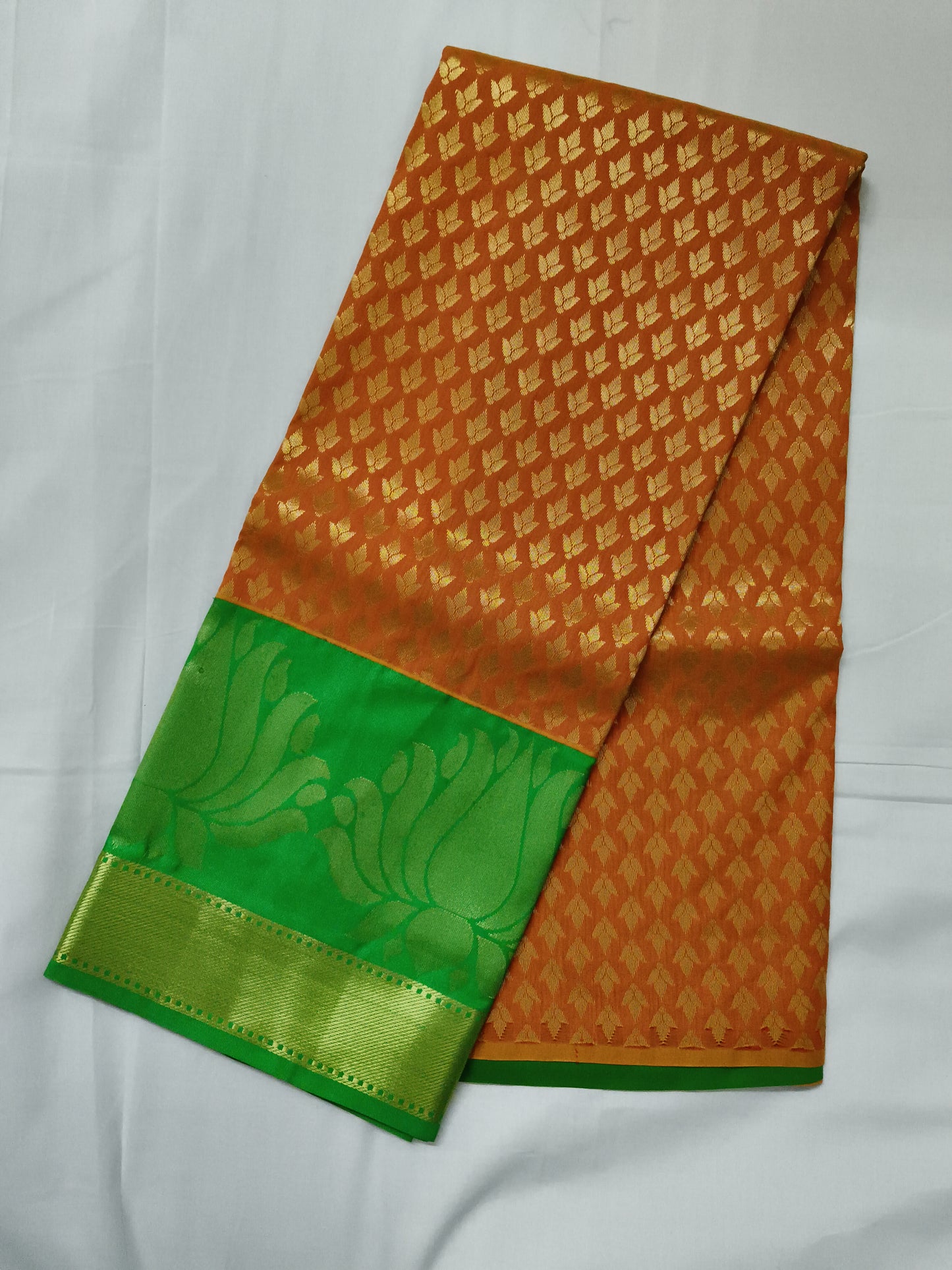 Pattu lehenga with blouse