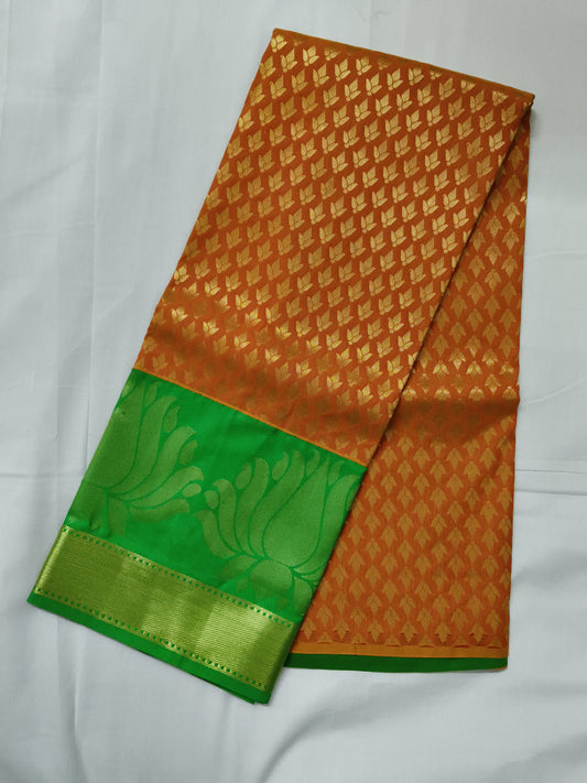 Pattu lehenga with blouse