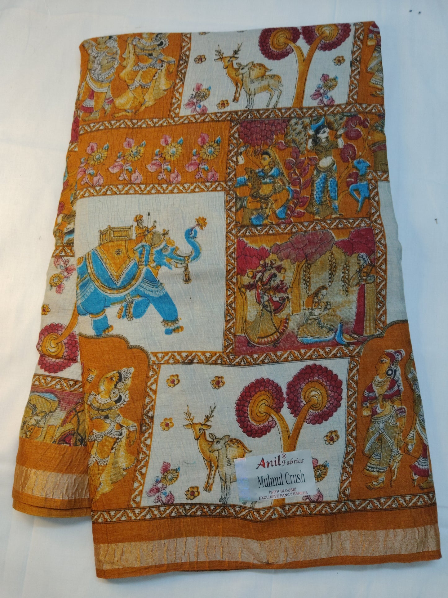 Daily wear crush saree