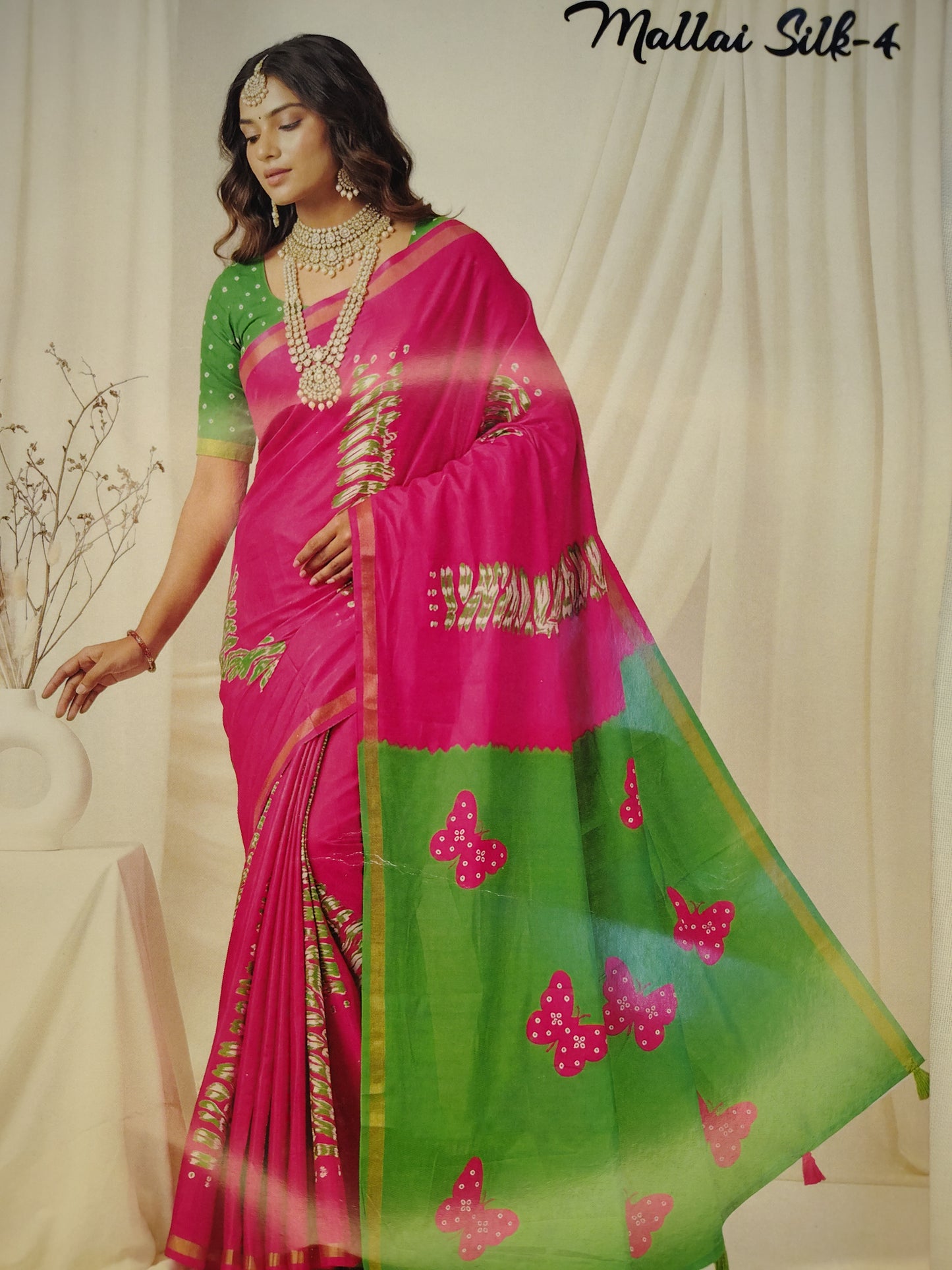 Mallai silk saree