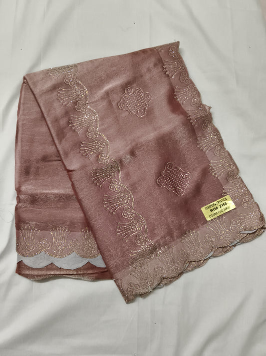 Party wear jorget silk saree (w6)