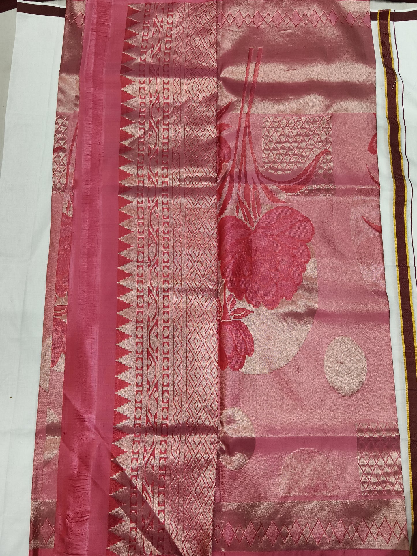 Meenakari designer pure silk mark certificated saree