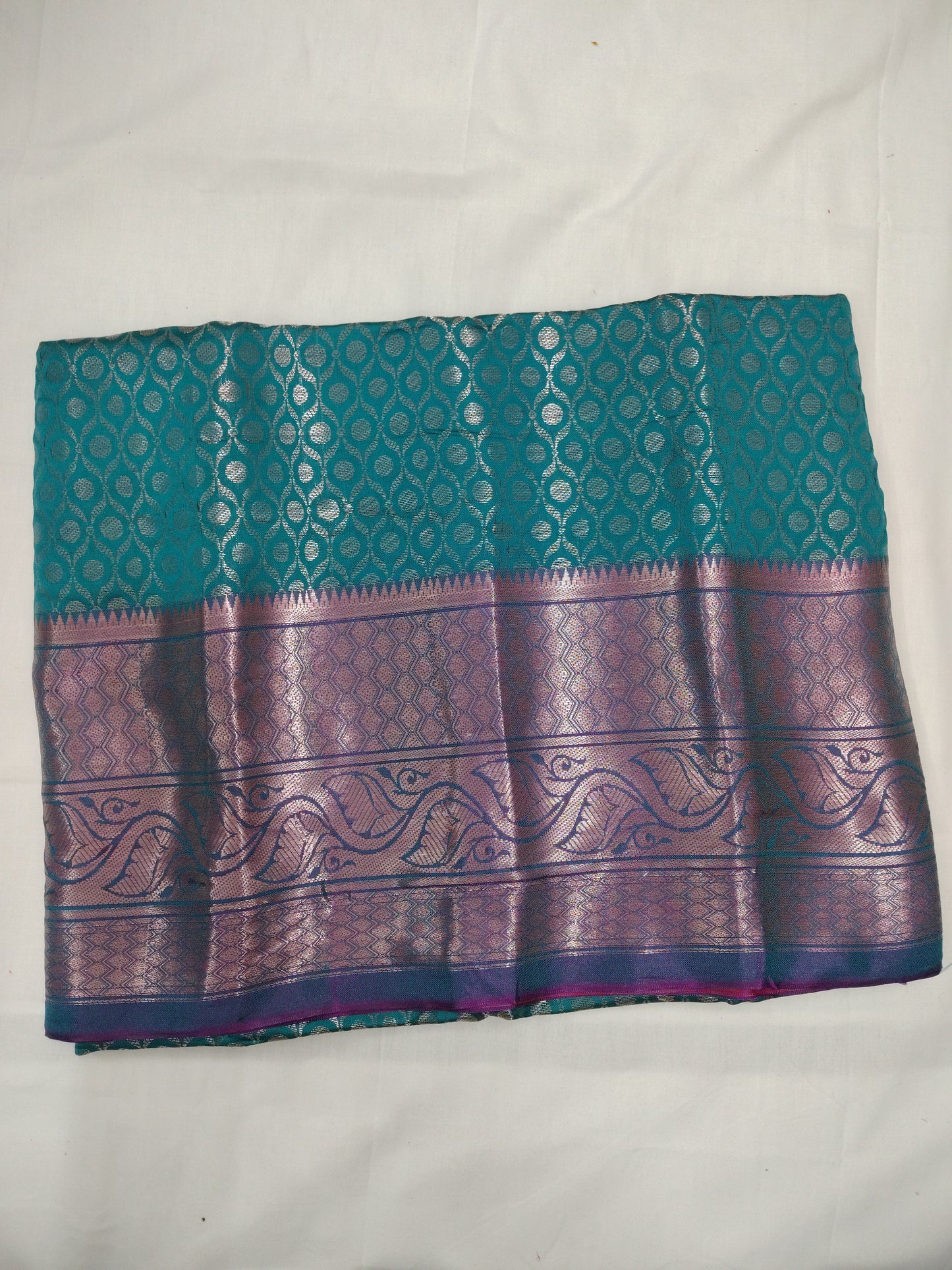 Fancy kanchi curve design saree
