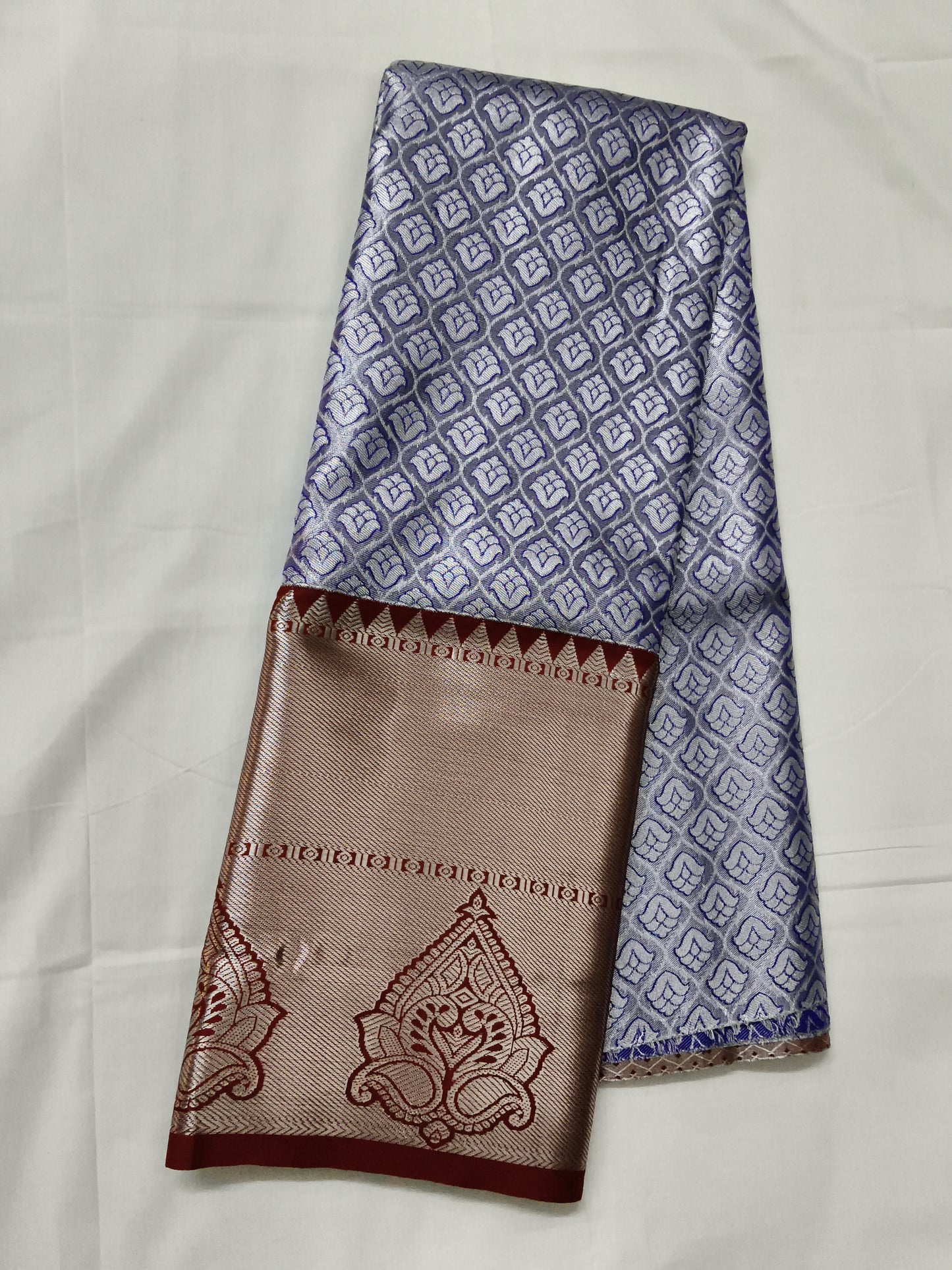 Pattu lehenga with blouse (free size)